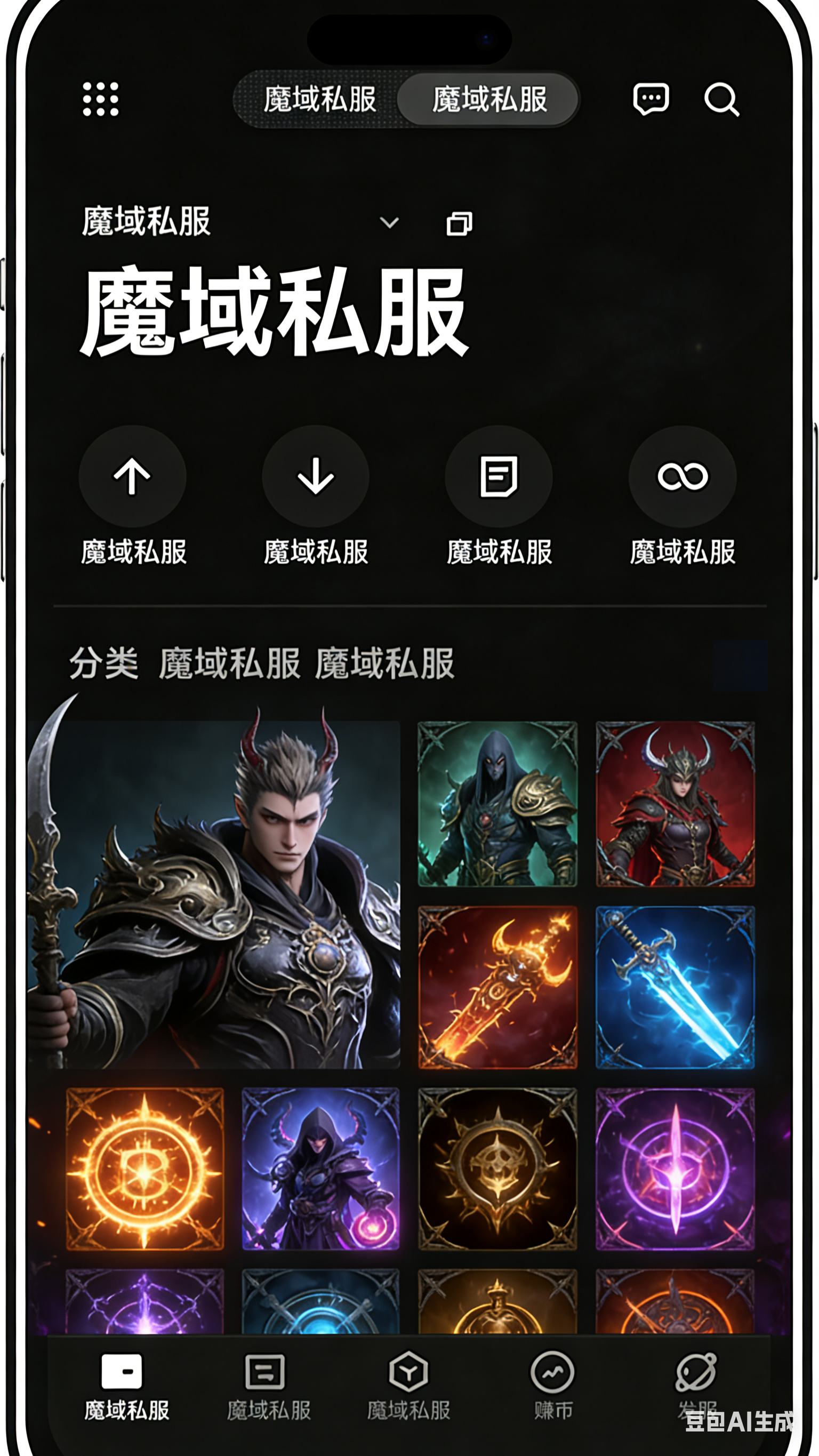 魔域孵化幻兽蛋画面
