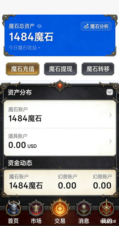 魔域幻兽详情界面